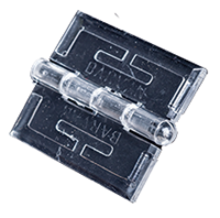 Hinge Black Acrylic 45mm L x 22mm W AU made