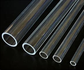 Tube Extruded 6mm x 4mm x 2000mm Clear Acrylic Metric