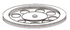 Lazy Susan Clear Acrylic 140mm dia x 12mm