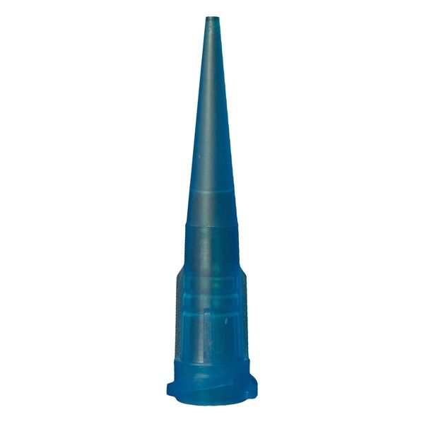 22 gauge applicator nozzle 1.25" taper plastic dispensing tip blue